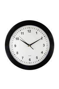 Nástenné hodiny Vienna II, Ø 31 cm, čierne