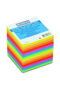 Poznámkový papier, 90 x 90 mm, nelepený, mix farieb
