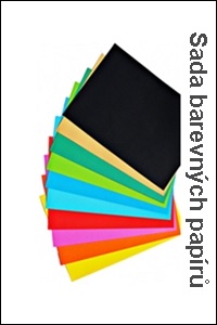 Sada farebných papierov A4 80g/m² 10x50 listov