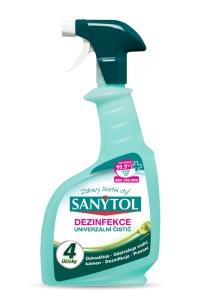 Sanytol - dezinfekčný univerzálny čistič 4 účinky, sprej, 500 ml, limetka