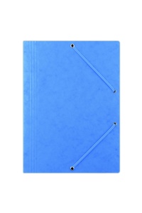 Spisové dosky s gumičkou, A4, prešpán 390 g/m², modré
