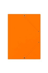 Spisové dosky s gumičkou, A4, prešpán 390 g/m², oranžové