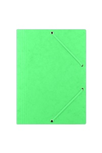 Spisové dosky s gumičkou, A4, prešpán 390 g/m², zelené