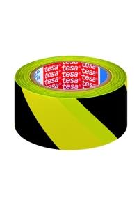 Značkovacia páska pre trvalé značenie, 33 m x 50 mm, PVC, žltá/čierna