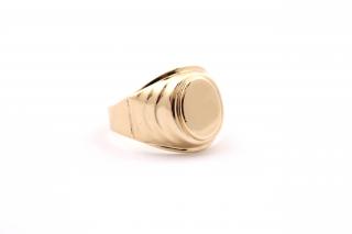 Zlatý prsten 4.22g - zlomkové zlato