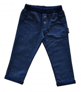 Chlapecké kalhoty DENIM zimní Velikost: 110, Barva: Modrá