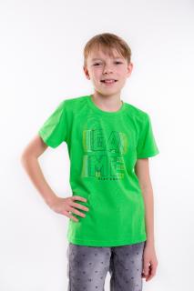 Chlapecké tričko GAME krátký rukáv Velikost: 128, Barva: Zelená