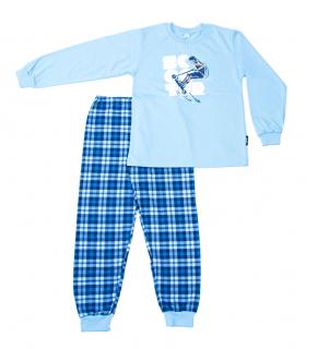 Dětské pyžamo SCOOTER  dlouhý rukáv Velikost: 146, Barva: Modrá