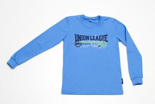 Dětské tričko UNION LEAGUE dlouhý rukáv Velikost: 152, Barva: Modrá