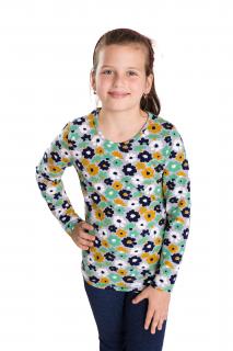 Dívčí tričko FLORAL ELEMENTS dlouhý rukáv Velikost: 134