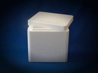 Polystyrenový termobox 7,1L/5kg Objem boxu: 7,1l/5kg