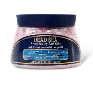 Malki - Aromaterapeutická minerální koupelová sůl z Mrtvého moře s kadidlovníkovým olejem 500ml 1+1 ZDARMA