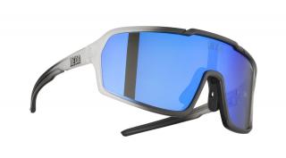 Cyklistické brýle NEON ARIZONA, rámeček CRYSTAL BLACK MAT, skla MIRROR BLUE CAT 3