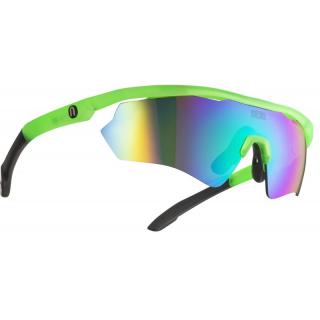 Cyklistické brýle NEON STORM, rámeček CRYSTAL GREEN, skla Mirrortronic Green