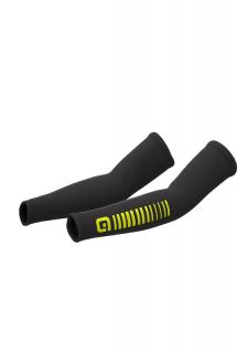 Cyklistické návleky na ruce ALÉ SUNSELECT ARMWARMER, black/fluo yellow Velikost: L