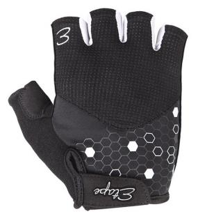 Dámské cyklistické rukavice ETAPE BETTY, černá/bílá Velikost: L