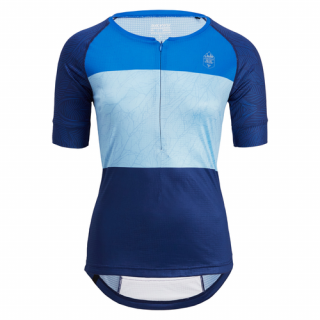 Dámský letní cyklistický dres SILVINI Stabina, navy-blue Velikost: XL