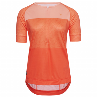 Dámský letní cyklistický dres SILVINI Stabina, orange Velikost: 3XL