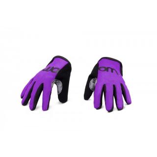 Dětské cyklistické rukavice WOOM purple haze Velikost: 6