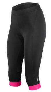 Etape - dámské kalhoty NATTY 3/4 s vložkou, černá/růžová Velikost: M