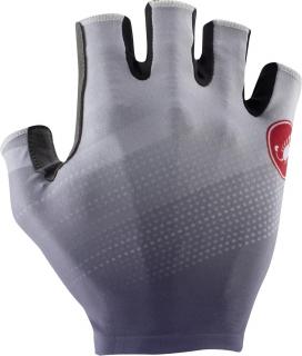 Letní cyklistické rukavice CASTELLI Competizione 2, silver gray Velikost: M