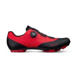 MTB cyklistické tretry FIZIK Vento X3 Overcurve, red/black Barva: Červená, Velikost: 43,5