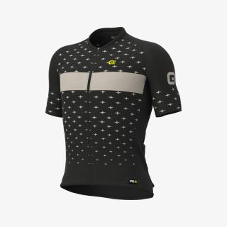 Pánský letní cyklistický dres ALÉ PRR STARS, dove grey Velikost: XL