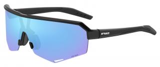 Sportovní cyklistické brýle R2 FLUKE Barva čoček: růžová, modré revo, Barva rámu: černý/matný