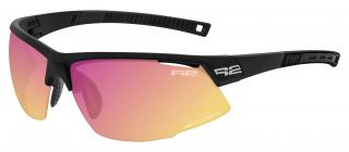Sportovní cyklistické brýle R2 RACER fotochromatické Barva čoček: fotochromatická oranžová do šedé, Barva rámu: černý/matný