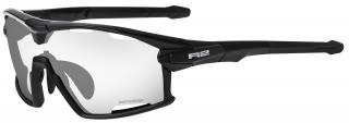 Sportovní cyklistické brýle R2 ROCKET fotochromatické Barva čoček: fotochromatická čirá do šedé, Barva rámu: černý/lesklý