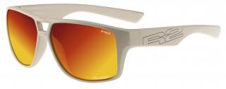 Sportovní cyklistické sluneční brýle R2 MASTER Barva čoček: šedá, červeno-černé revo, Barva rámu: šedý/matný