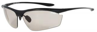 Sportovní cyklistické sluneční brýle R2 PEAK fotochromatické Barva čoček: fotochromatická hnědá, Barva rámu: černý/lesklý