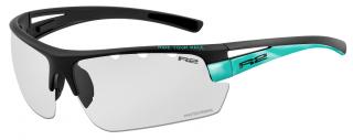 Sportovní cyklistické sluneční brýle R2 SKINNER XL fotochromatické Barva čoček: fotochromatická čirá do šedé, Barva rámu: černý, mint/matný