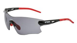 Sportovní sluneční brýle R2 SPIN Barva čoček: grey, Barva rámu: black