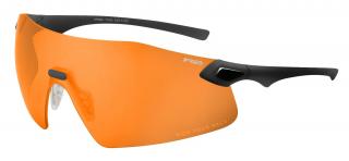 Sportovní sluneční brýle R2 VIVID XL Barva čoček: orange, Barva rámu: black
