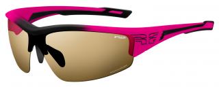 Sportovní sluneční brýle R2 WHEELLER fotochromatické Barva čoček: fotochromatická hnědý do šedé, Barva rámu: růžový, černý/matný