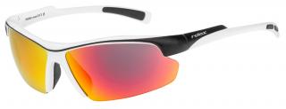 Sportovní sluneční brýle RELAX Lavezzi bílé černé Barva: orange, Barva čoček: grey, Velikost: Standard