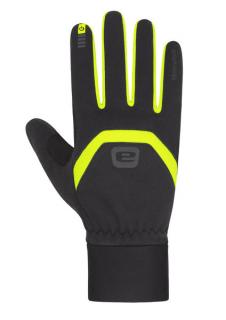 Zimní sportovní rukavice Etape PEAK 2.0 WS+, černá/žlutá fluo Velikost: M