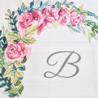 Květiny - monogram B