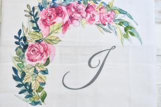 Květiny - monogram J