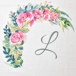 Květiny - monogram L