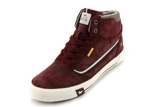 Dámská obuv nadměrná MUSTANG MU1410 burgundy