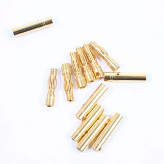 ETRONIX 4.0MM GOLD CONNECTORS (6 PAIRS MALE/FEMALE)