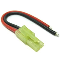 Etronix Male Micro Tamiya Connector With 10cm 18Awg Silicone Wire