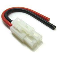 Etronix Male Tamiya Connector With 10cm 14Awg Silicone Wire