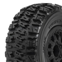 PRO119013 Proline Trencher X SC 2.2in/3.0in M2 (Medium) Tires Mounted on Renegade Black Wheels, Slash, Telluride