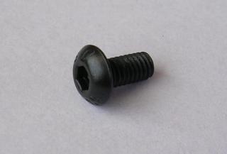 RCSRacing šroub ocel půlkulatá hlava M3x6mm, buttonhead screw M3x6mm 3x6, jako např. díl TRA2575 2575