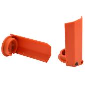 RPM TRAXXAS X-MAXX SHOCK SHAFT GUARDS - ORANGE