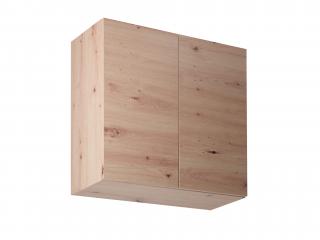 Horní kuchyňská skříňka dvoudveřová LANGEN 80 cm; dub artisan