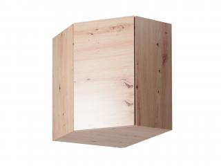Horní rohová kuchyňská skříňka LANGEN 60 cm; dub artisan